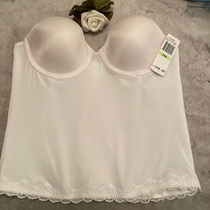 Women's Longline Corset Full Length Bridal Bra -Size 36B